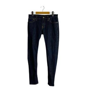 Nudie Jeans Men's Dark Indigo Tight Long John Denim Stretch Jeans